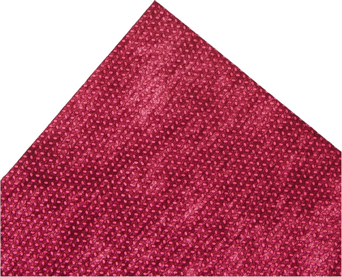 20 Tafelkleden Fleece 80 cm x 80 cm Donkerrood