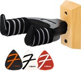 Finesse Gitaar Muurbeugel - Auto Open/Sluit - met Plectrums - Wandbeugel - Gitaarstandaard