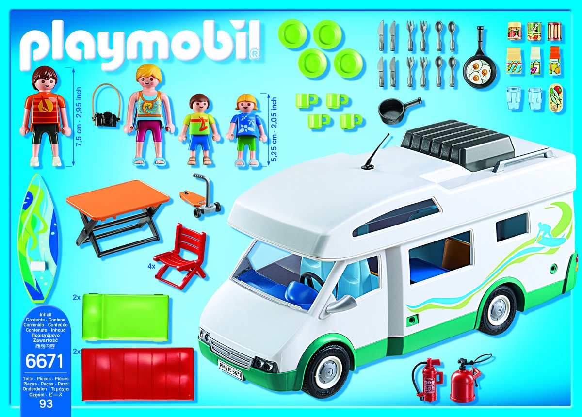 PLAYMOBIL TABLE VERTE Camping-Car Cabane Été Vacances Caravane 5920