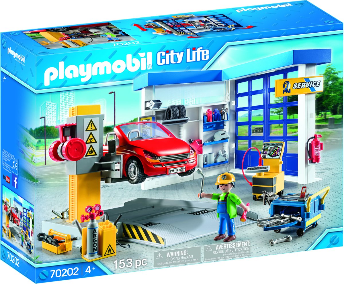 Bol.com PLAYMOBIL City Life Autogarage - 70202 aanbieding
