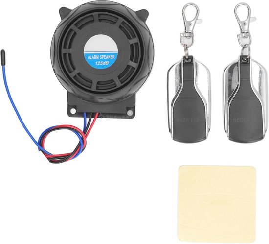 Anti-diefstal Motorrijtuig Alarm Systeem met 2 Afstandsbedieningen - Waterdicht en Universeel
