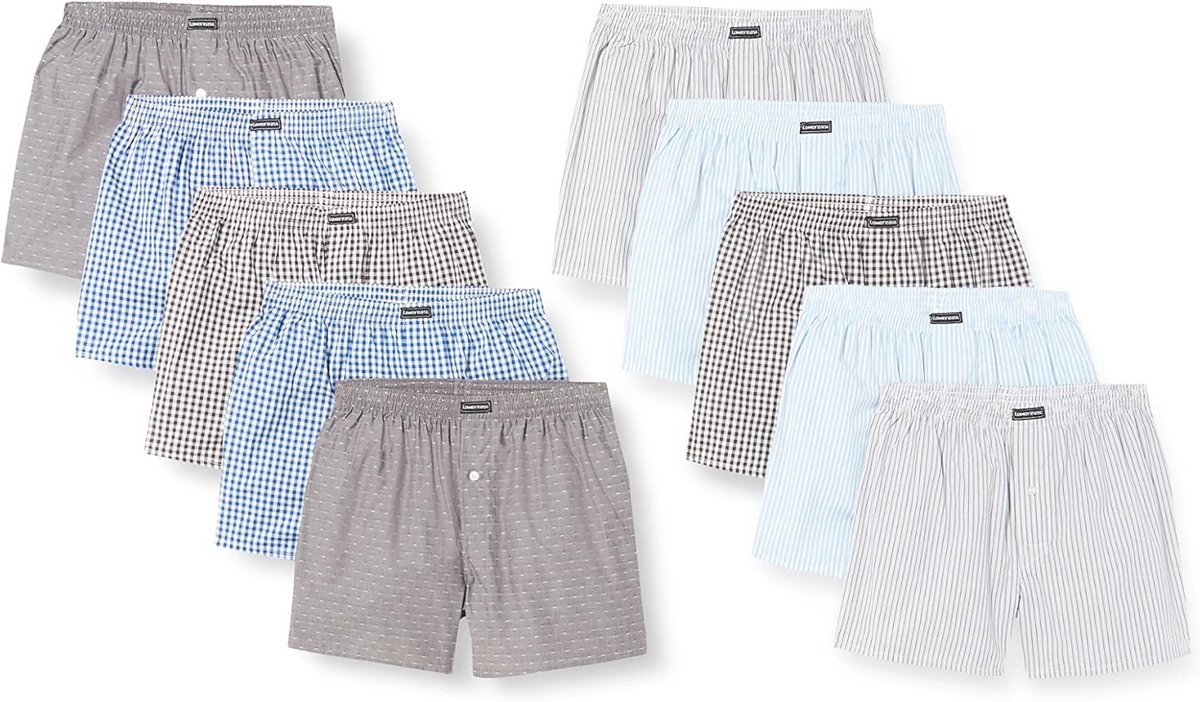 Boxershorts voor Heren Katoen - 1-Pack Comfortabel en Ademend