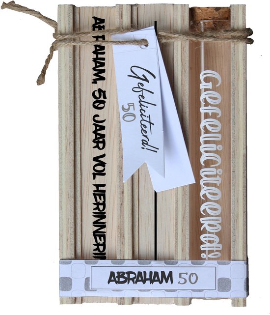 50 jaar cadeau Abraham - Abraham 50 jaar geld cadeau verjaardag - cadeau 50 jaar man - geldkado Abraham - Kadotip 50 jaar verjaardag