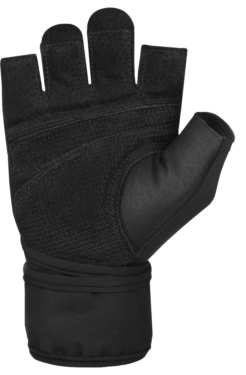 Harbinger Pro Gloves - Fitness Wrist Wraps Heren & Dames - Licht & Flexibel - L - Unisex - Zwart - Gym & Crossfit Training - Krachttraining