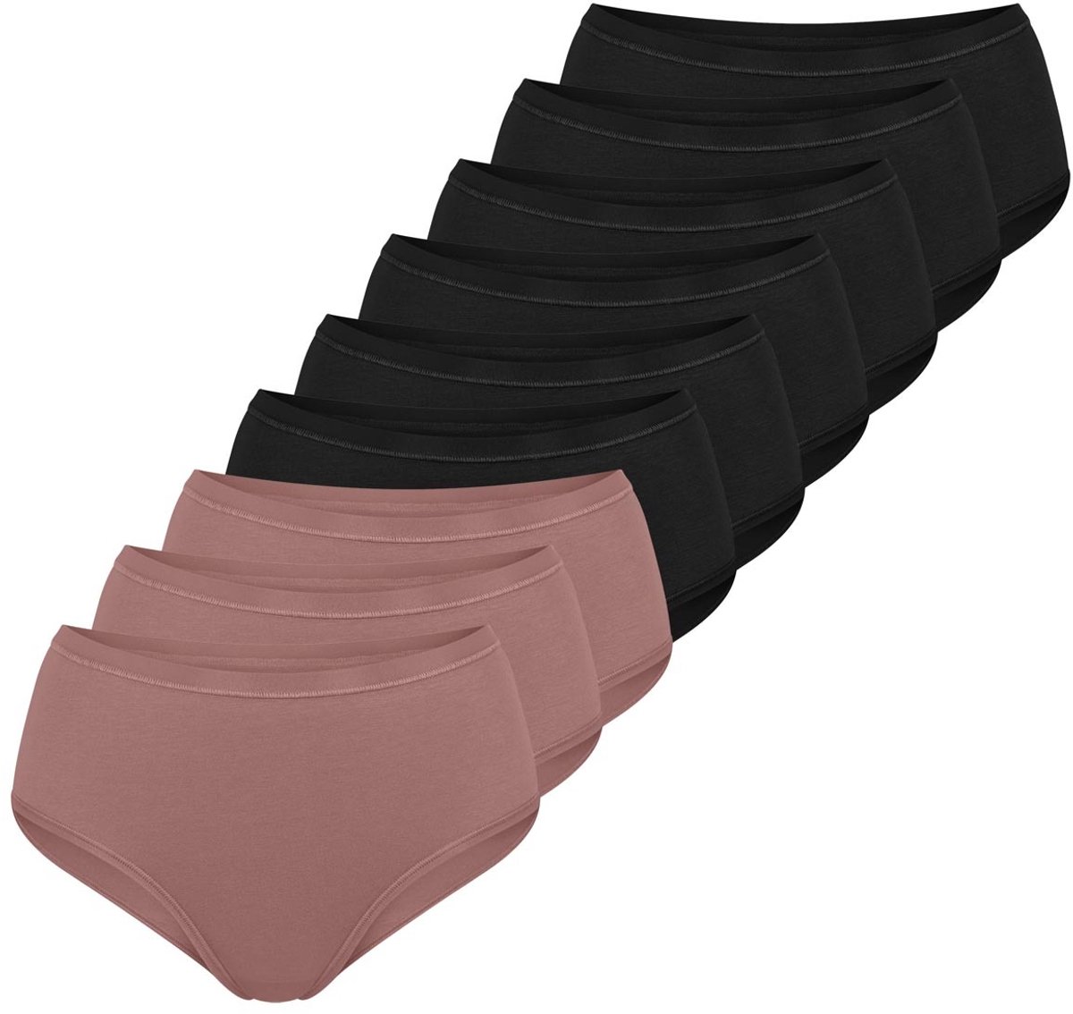 sloggi Dames midi slip 9 pack GO Daily Cotton