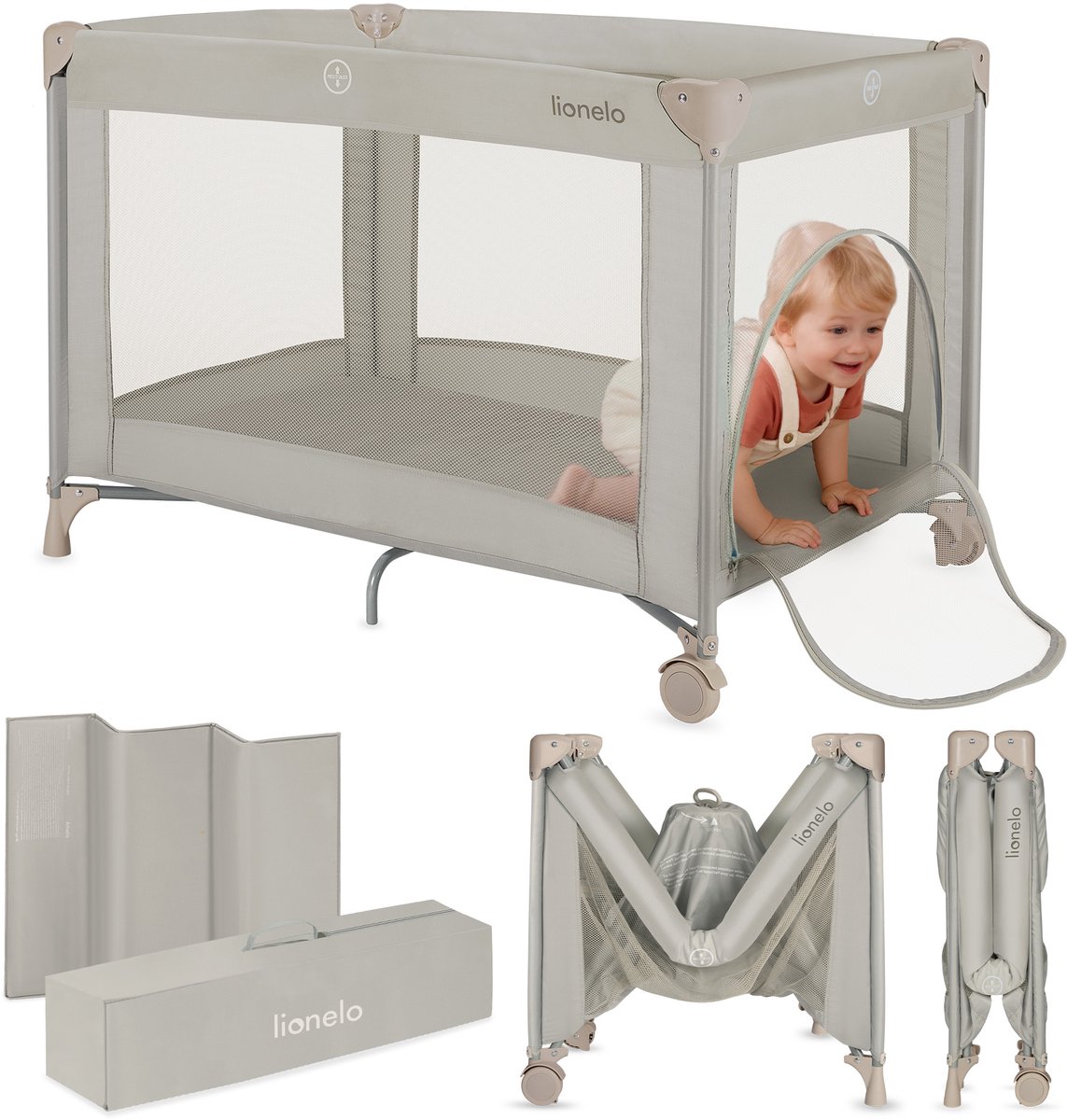 Lionelo Amelie 3-in-1 Campingbedje