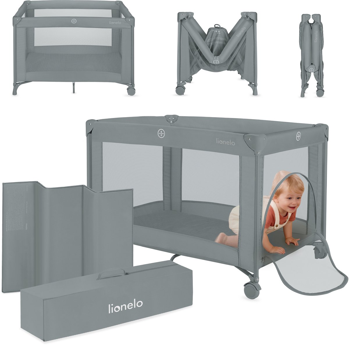 Lionelo Amelie - 3-in-1 Campingbedje
