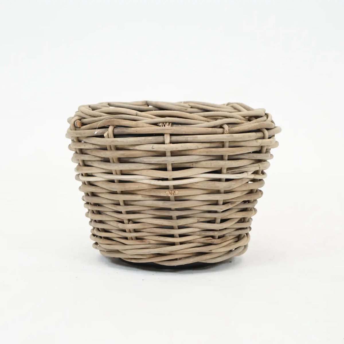 Drypot Sawah Extra Dik Rotan Grijs d57h43cm met dichte inzetpot