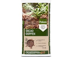 Pokon Cacaodoppen - 40l - Cacaodoppen voor grondbedekking - Bodembedekkers - Houdt slakken op afstand