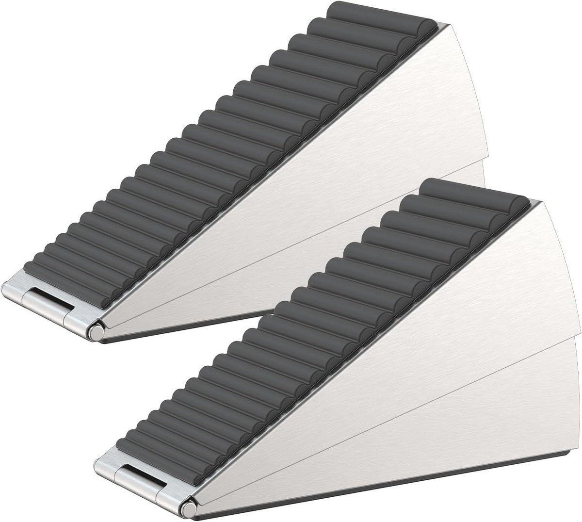 Zware Deurstopper met Compressie - 2 Stuks - 7.5cm Hoog - Geschikt voor Diverse Deuren en Vloeren