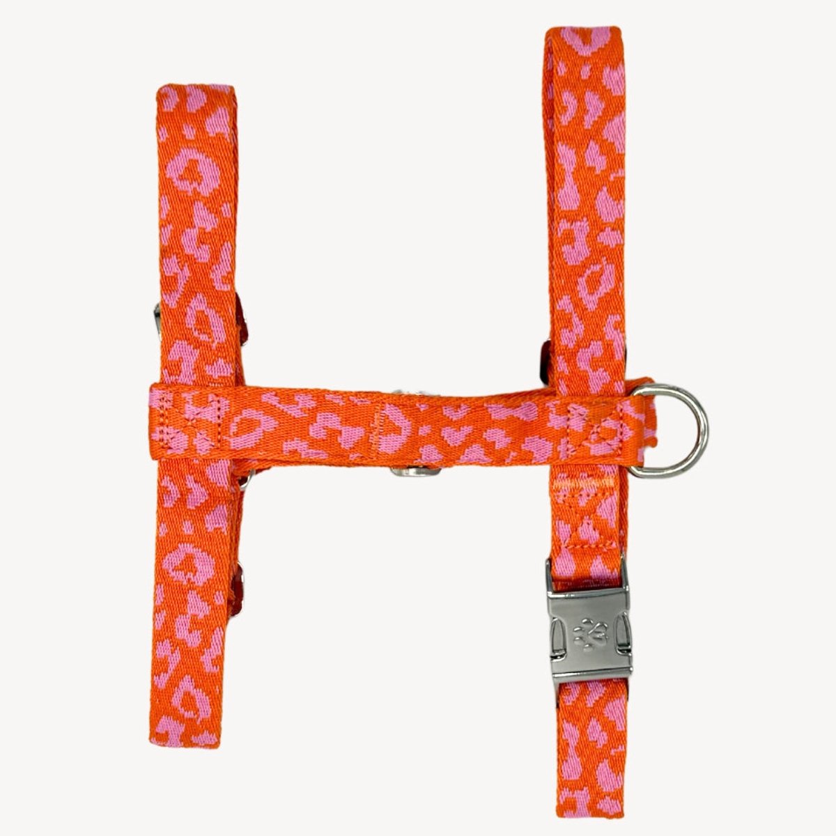 Panter - Oranje/roze - Tuigje / Harnas Hond - XS - Puppy tuigje - Kleine hond