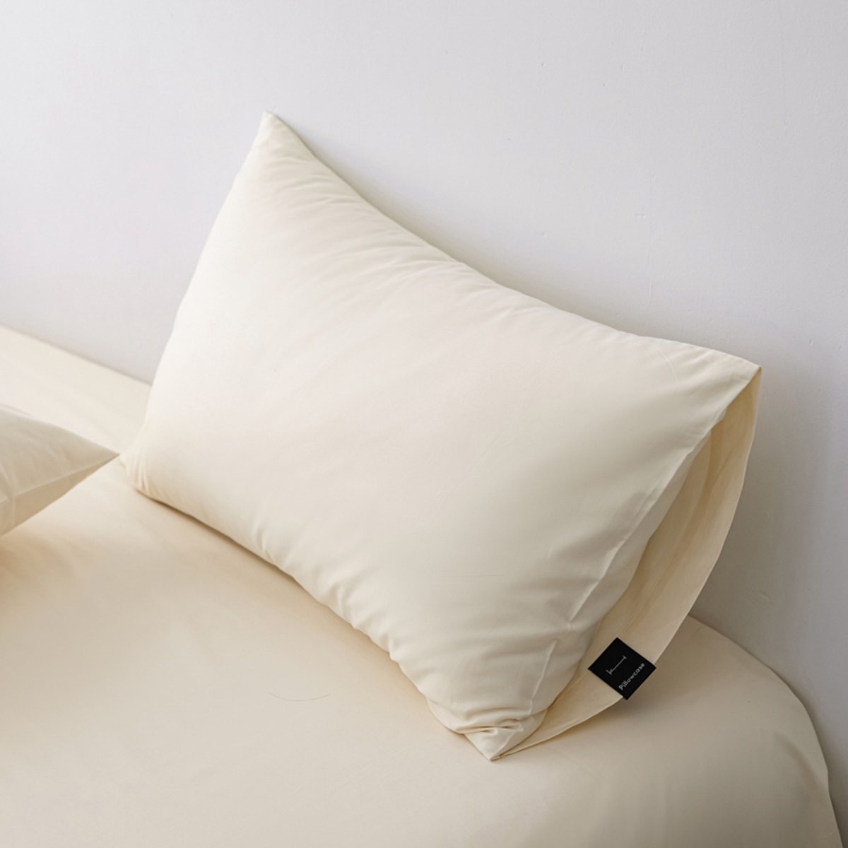 Kussensloop 100% Katoen – S100 Hoge Dichtheid – Vanilla Cream – 48×74 cm – Zacht, Ademend & Antibacterieel