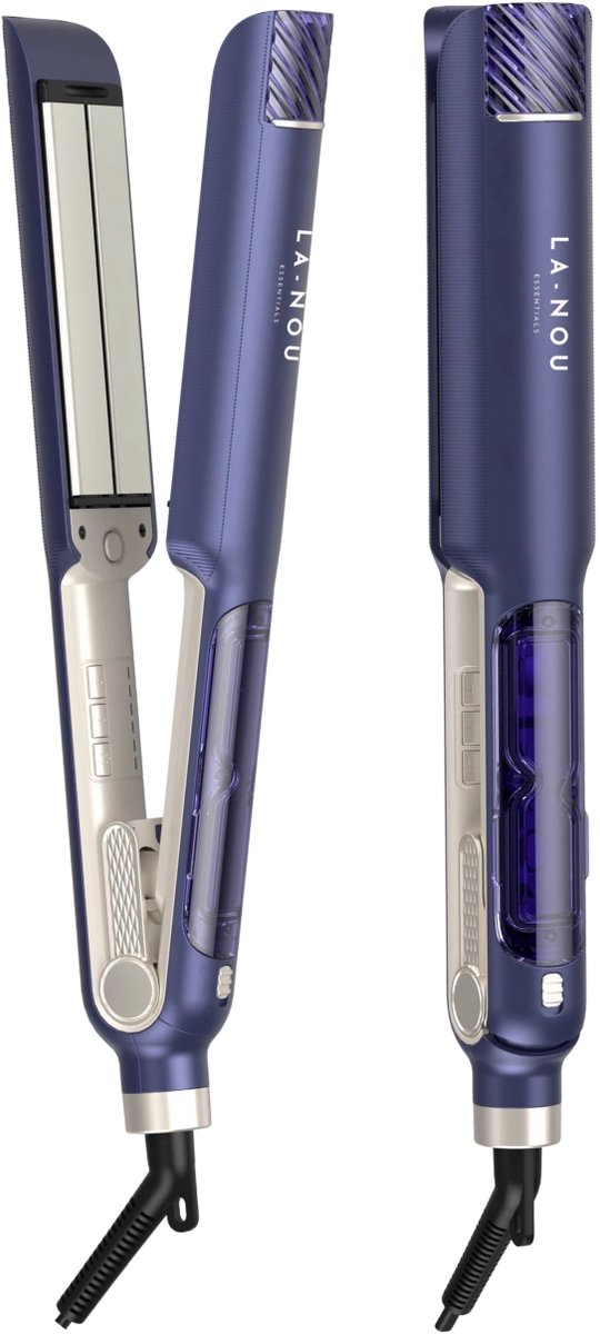 La Nou� Stoomstijltang - Stijltang - 80 tot 250�C - Infrarood Warmte - Anti-Pluis/Ionentechnologie - Straightener - Styltang - Stijltang met Stoom