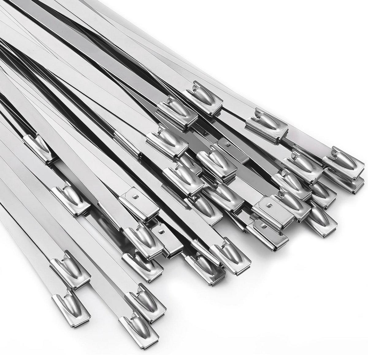 Heavy Duty Metalen Ritsbanden 11,8 inch – 100 Stuks voor Diverse Toepassingen