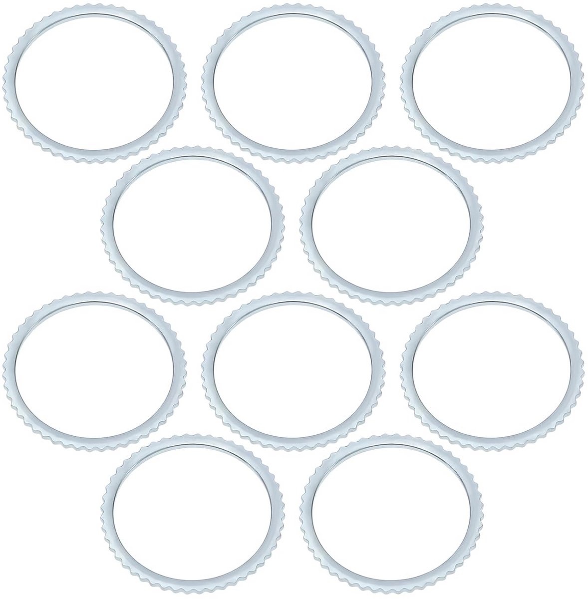 10 stuks zaagbladboringsverkleiningsringen, conversieringen, stalen afstandhouders, adapterringen voor haakse slijpers, cirkelzaagbladen en houtbewerkingsgereedschap 30x25,4 mm