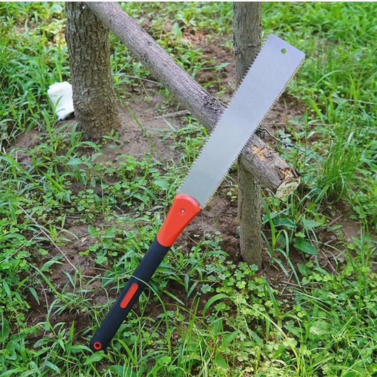 Dubbelzijdige handzaag 32 cm - Flexibele trekzaag voor fijn en grof zagen — afbeelding 3