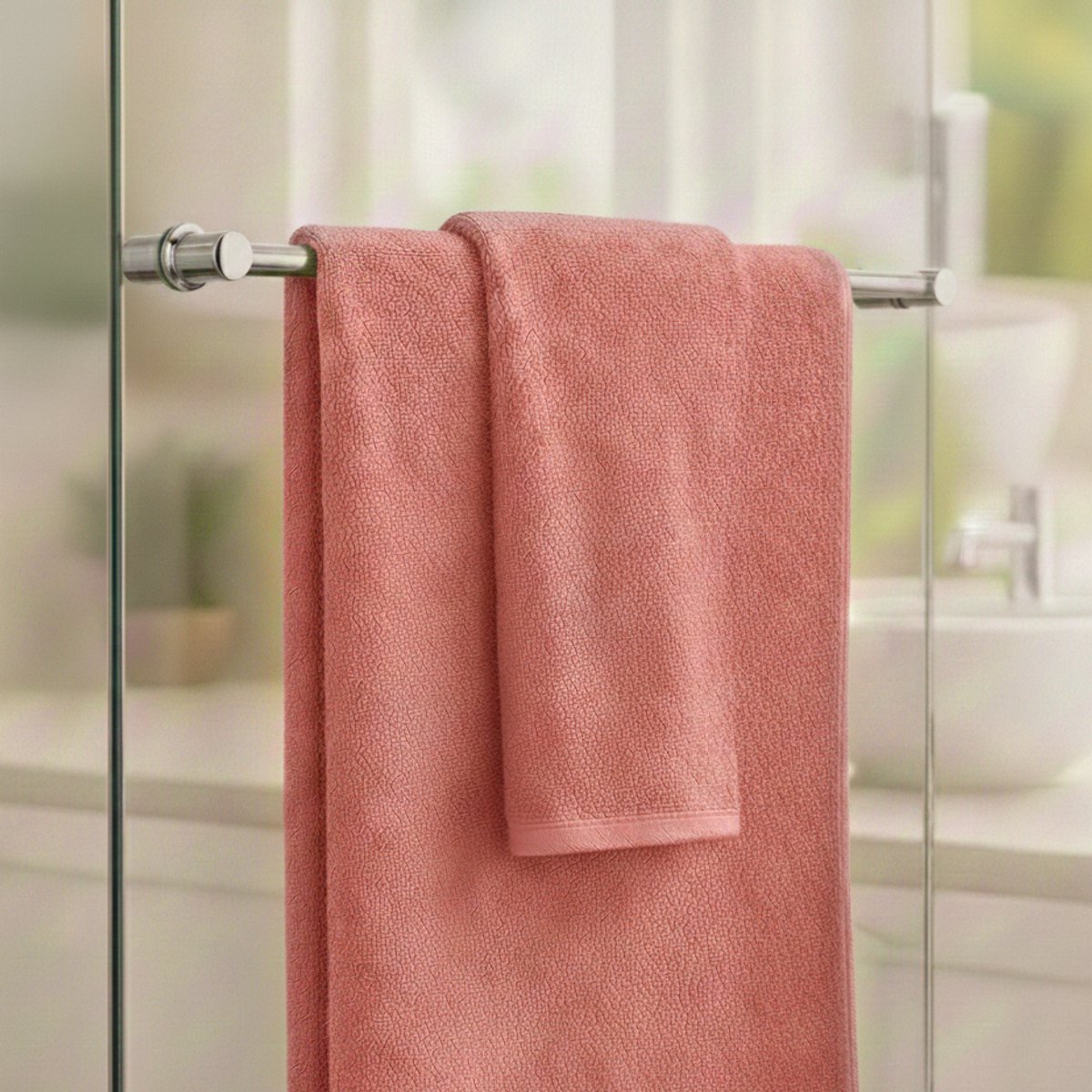 Nile Textile Luxe Badlaken - 70x140 - Rose - 600GSM - Egyptisch Katoen