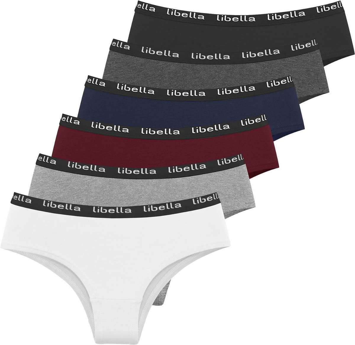 Vrouwen Katoenen Panties Multipack - 6 Taillenslips