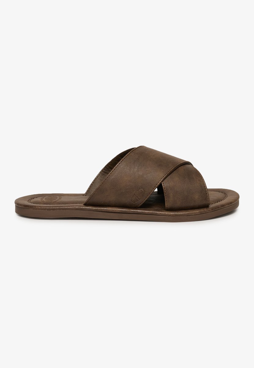 Superdry Heren Slippers Bruin