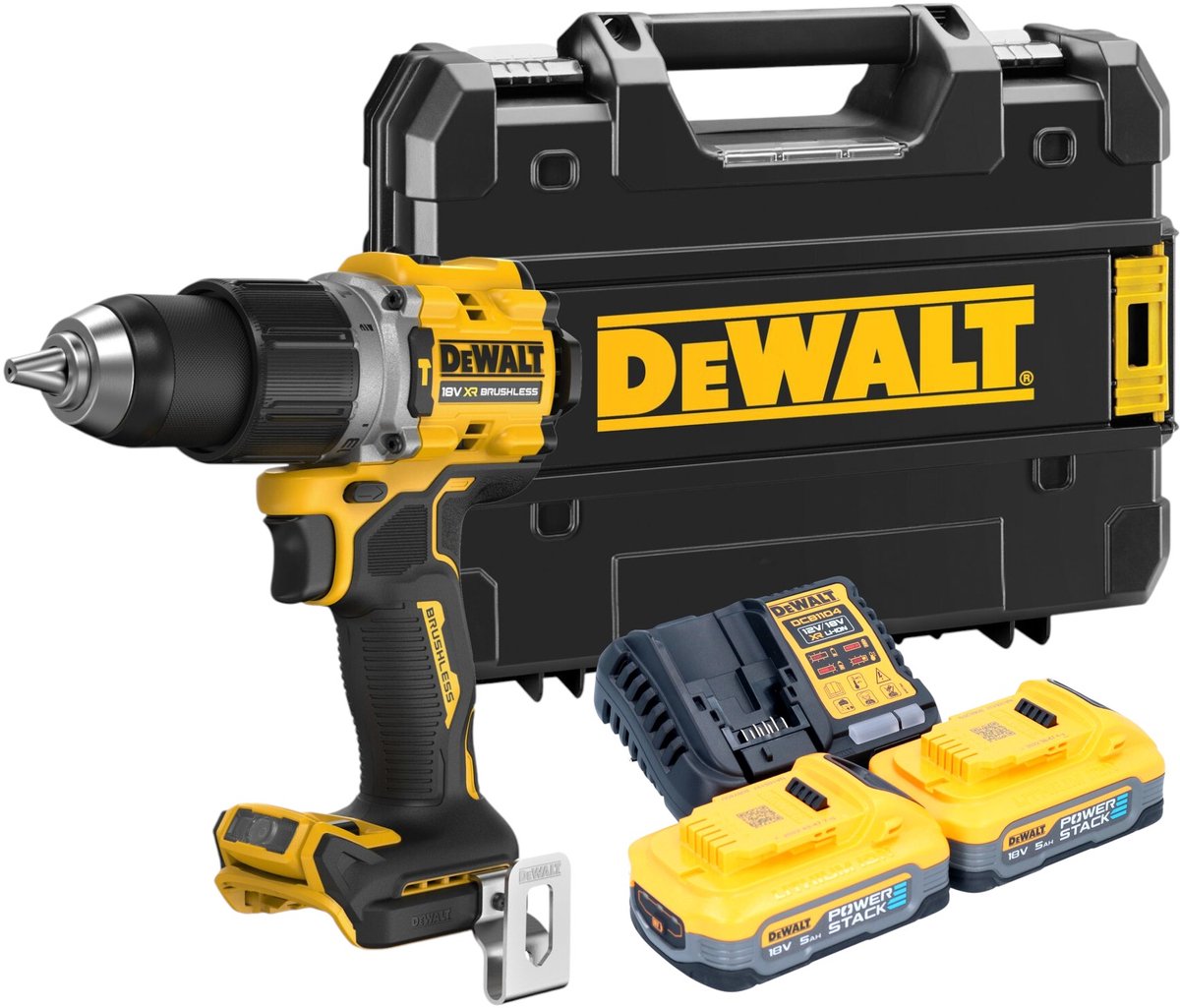 DeWalt DCD 805 NT accu-klopboormachine 18 V 90 Nm borstelloos + TSTAK - zonder accu, zonder oplader