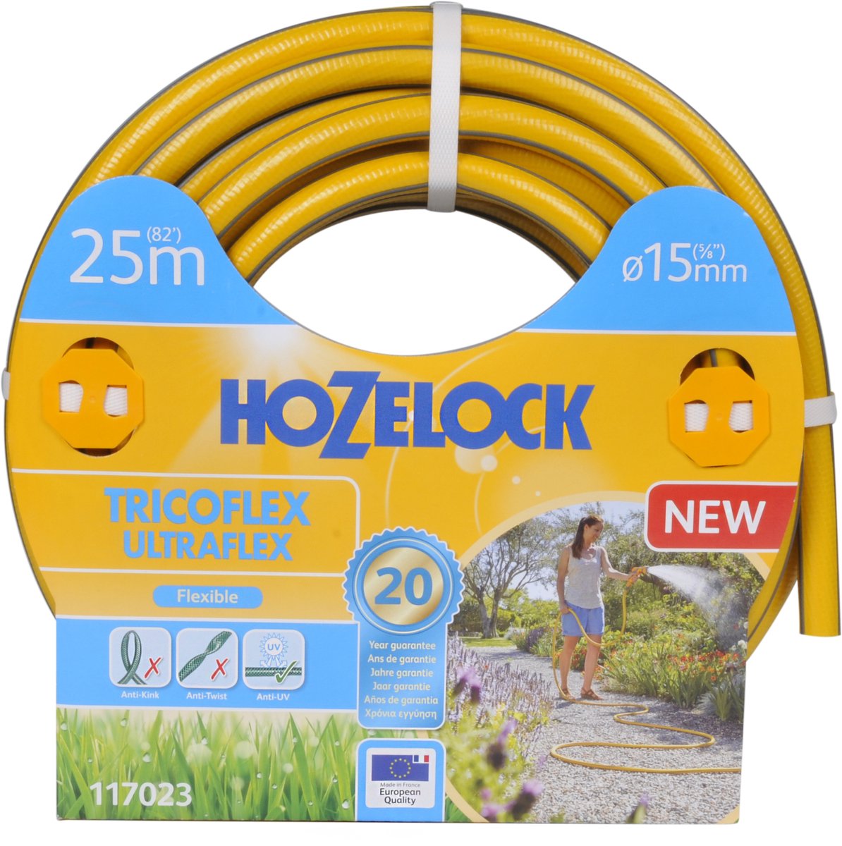 Hozelock Tricoflex Ultraflex Tuyau d'arrosage 25M (Ø15 mm)