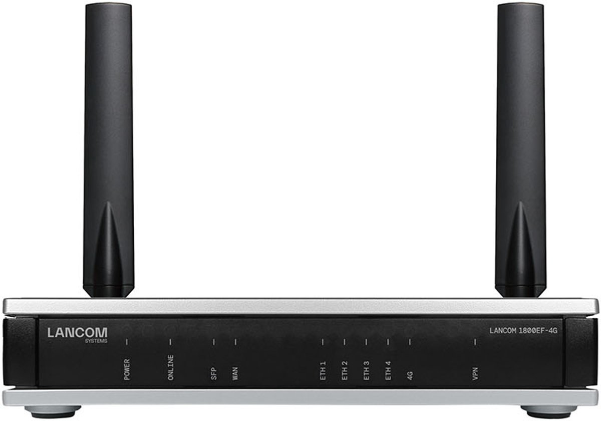 Lancom Systems 62164 bedrade router Gigabit Ethernet Zwart, Grijs