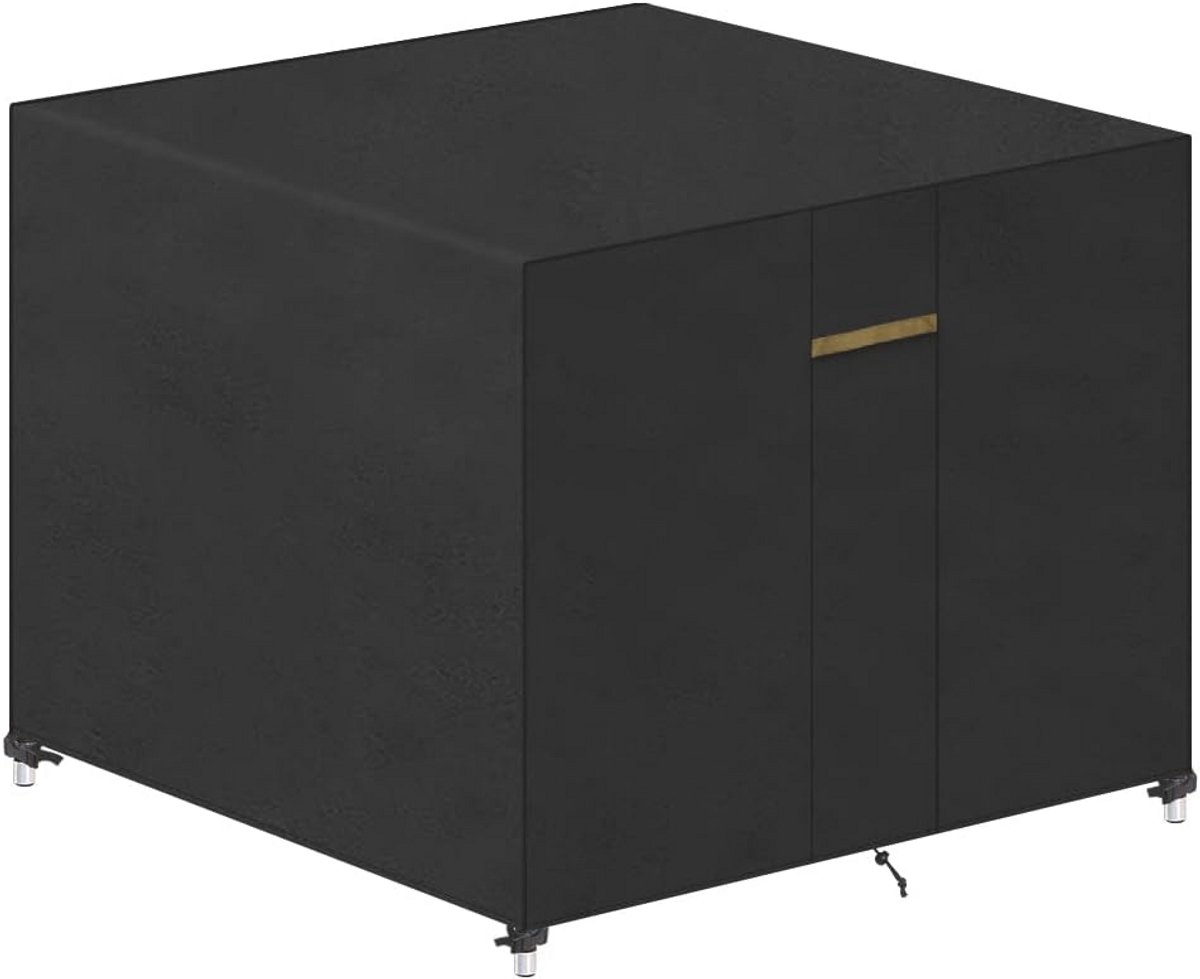 Ronde afdekking voor tuinmeubelen - waterdicht, winddicht, met ventilatieopeningen - Ø160 cm