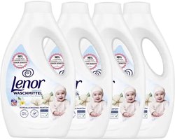4 x Lenor Vloeibaar Wasmiddel - Sensitive Katoenbloesem - 4 x 20 Wasbeurten
