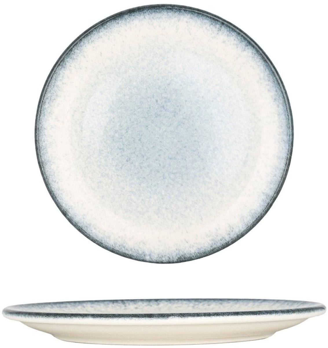 By Bone Dessertbord - Occhio - Porselein - 17 cm - set van 6