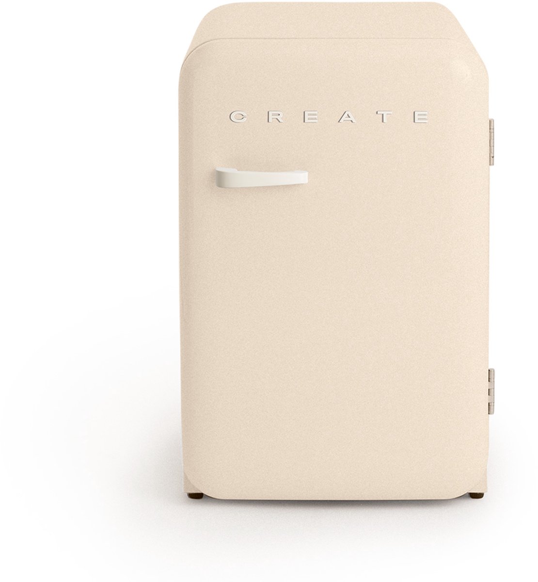 CREATE - Koelkast in retrostijl - Gebroken wit - Handvat Gebroken wit - FRIDGE RETRO 107L