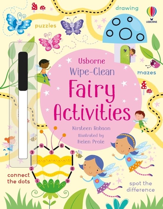 Wipe-clean Activities- Wipe-Clean Fairy Activities - cover
