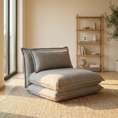 Troonz Slaapstoel Lodi – Inklapbare Slaapbank – Slaapfauteuil 1 Persoon – Verstelbare Rugleuning