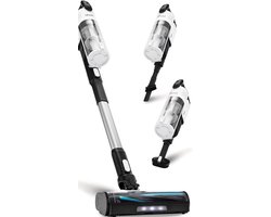 PowerClean LVAC-200 Pro – Draadloze 4-in-1 Accu Stofzuiger – 50min Gebruiksduur – Anti-Klit & Anti-Allergie HEPA-Filter 99,9% – LED Turbo Borstel – Voor Dierenhaar, Tapijt & Harde Vloeren – 2,8kg – 0,58L –