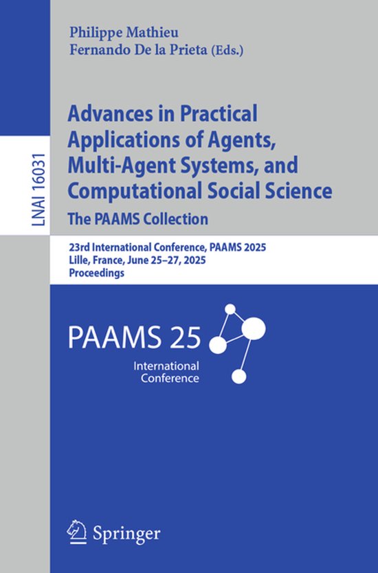 Lecture Notes in Computer Science16031- Advances in Practica ... - cover