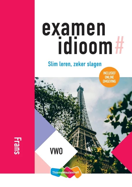 Examenidioom online + boek vwo Frans - cover
