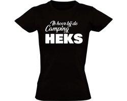 Ik hoor bij de Camping Heks Dames T-shirt - festival - vriendenweekend - grappig vakantie - shirt