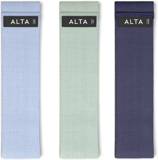 Weerstandsbanden (3 Pack) Booty Band Set Stoffen Weerstandsbanden voor Gluten, Heupen en Benen Oefening en Fitness Yoga, Pilates, CrossFit, Sport, Fysiotherapie en Herstel Mannen & Vrouwen (Roze