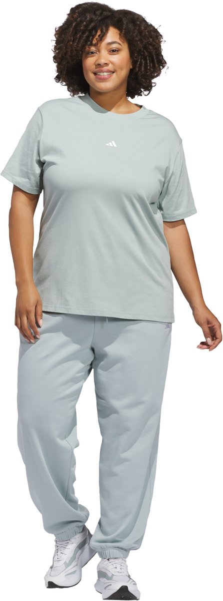 Adidas Sportswear Essentials Small Logo T-Shirt Dames Groen