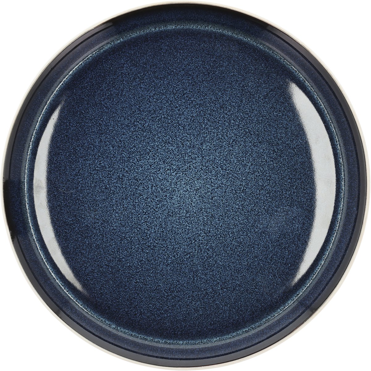 BITZ Gastro Bord Dia 27 cm Wit/Donkerblauw