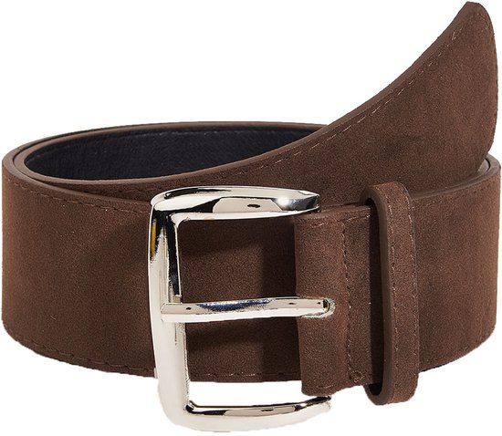 Cognac brede suède damesriem | H.A.N. | Alice | Leatherbelove Cognac brede suède damesriem | H.A.N. | Alice | Leatherbelove
