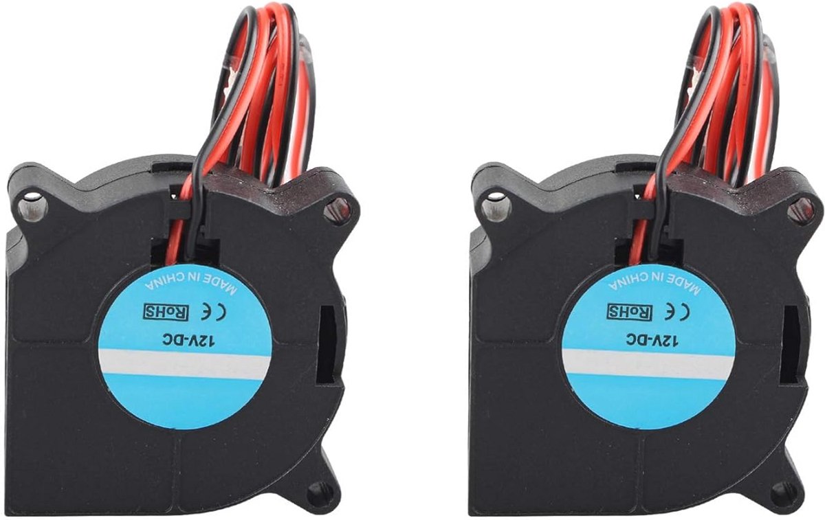 3D Printer Blower Koeling Ventilator DC 12V 2 Pin - Set van 2 voor Hot End Koeling