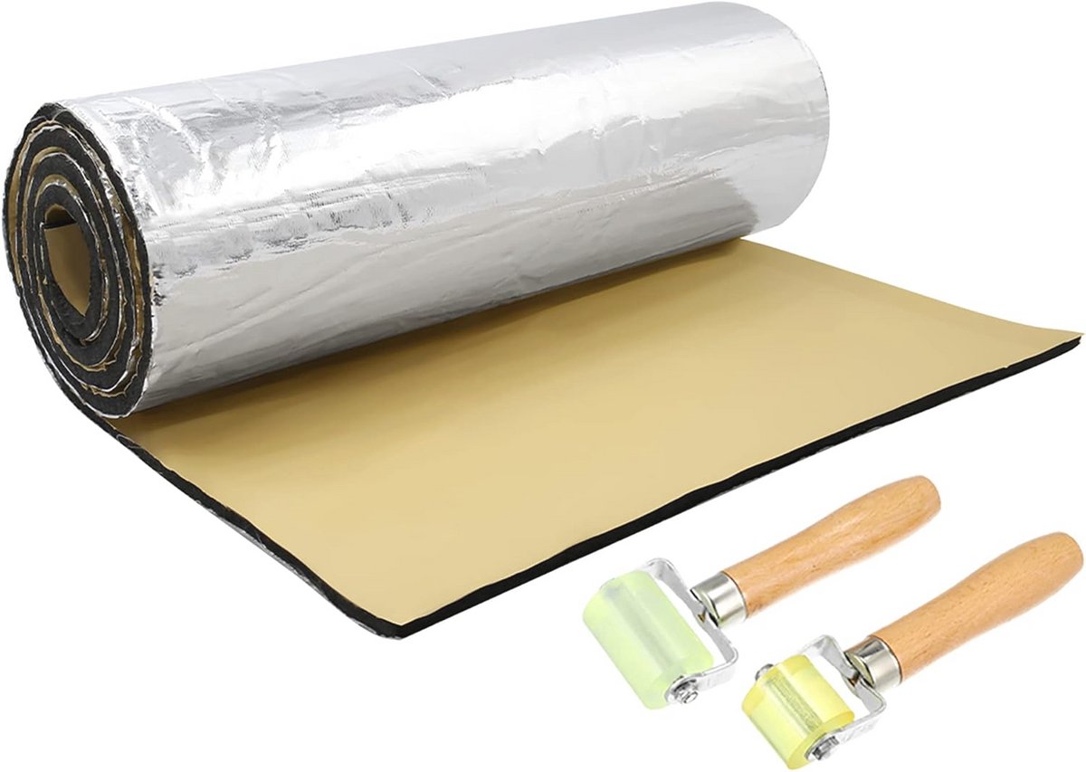Auto isolatiemat 5 mm voor geluids- en warmte-isolatie - 60 x 100 cm