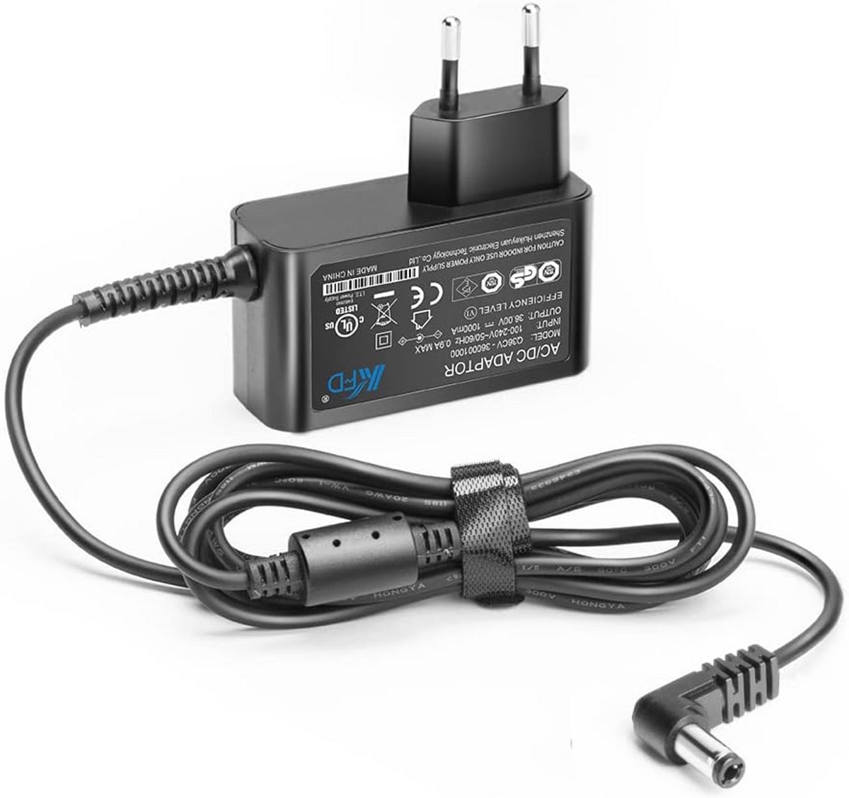 Oplader en voedingsadapter 36V 1A voor UV lampen en LED nageldrogers
