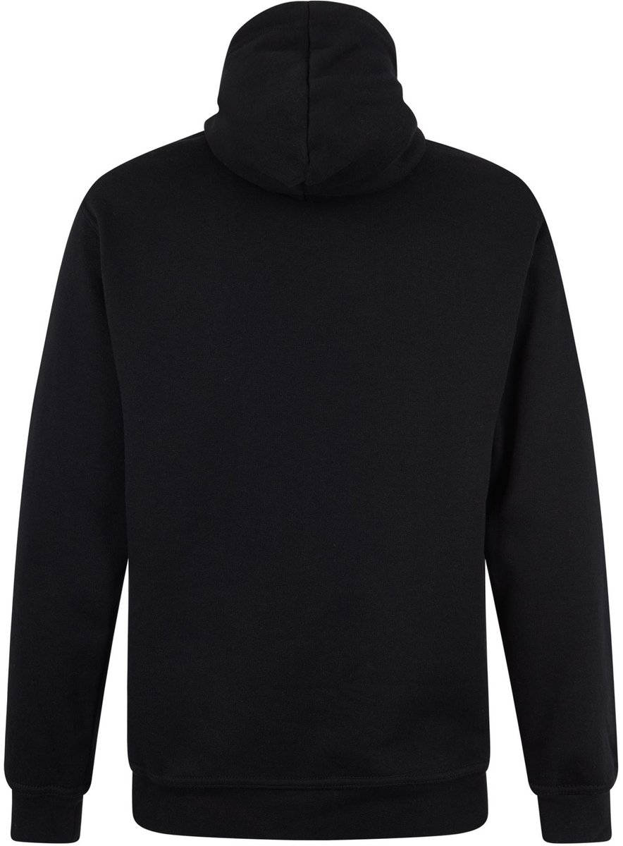 Gangster Kerstman Kerst Hoodie - Dames Heren - Unisex - Kersttrui - Kerst Cadeau - Grappig - Foute Hoodie - Zwart - Maat L