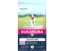 Graanvrij Puppyvoer met Vis voor Kleine en Middelgrote Honden - 3 kg