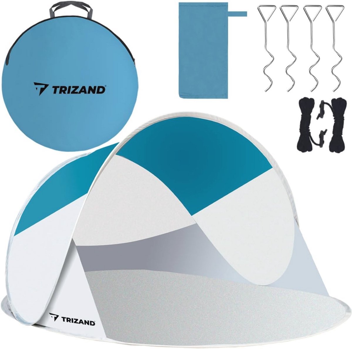 Pop-up Strandtent met UV Bescherming - Lichtgewicht en Compact