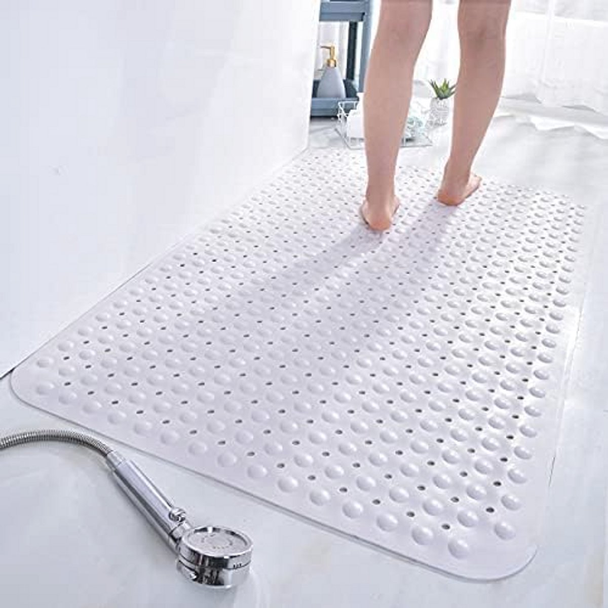 Antislip douchemat voor veilig douchen | Douchemat voor ouderen, zwangere vrouwen en kinderen | Antislip en schimmelbestendig 60x90 cm
