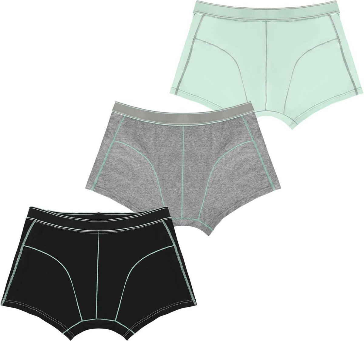 Incontinentie-boxershorts voor kinderen, wasbaar en van katoen, maat XS - 70 ml absorptie voor bedplassen en zindelijkheidstraining