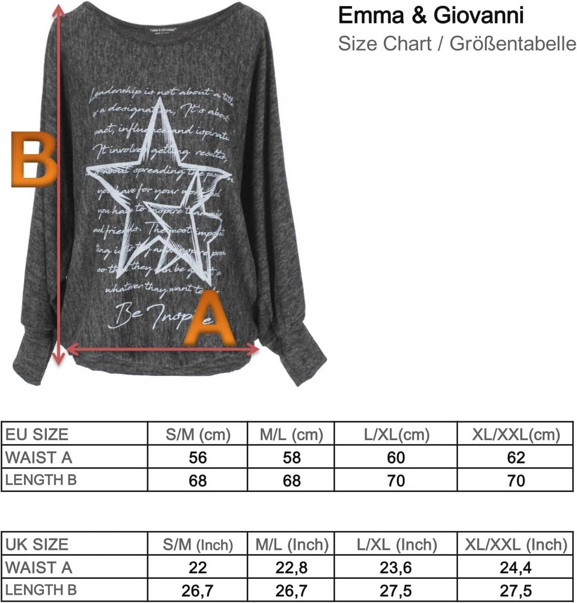 Oversized Dames Truien met Vleermuismouwen en Sterrenprint