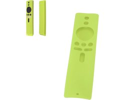 Remote Control Protective Cover - Non-slip Silicone Case - Geschikt voor Xiaomi Mi Box S - Xiaomi Mi TV Stick - Xiaomi Mi Box S 4K - Luminous Green